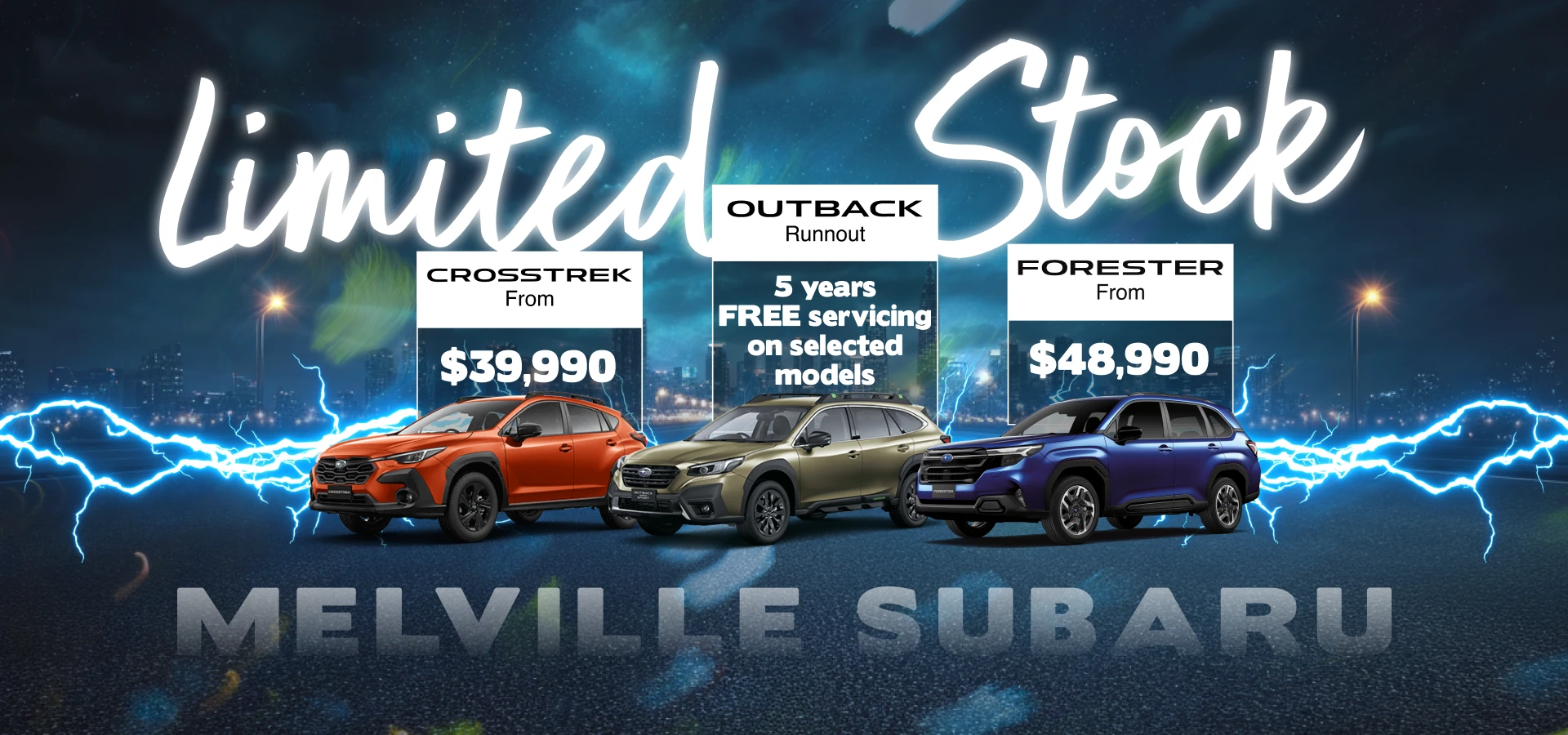 Drive Away Today in a Brand New Subaru