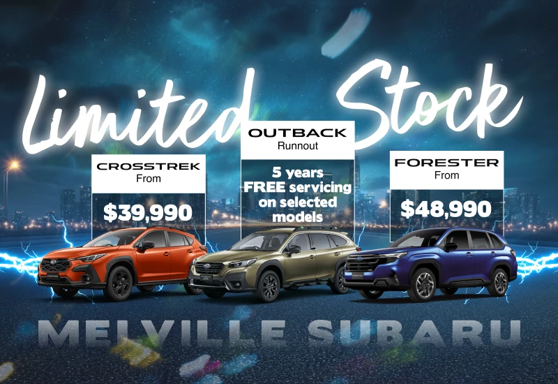 Drive Away Today in a Brand New Subaru