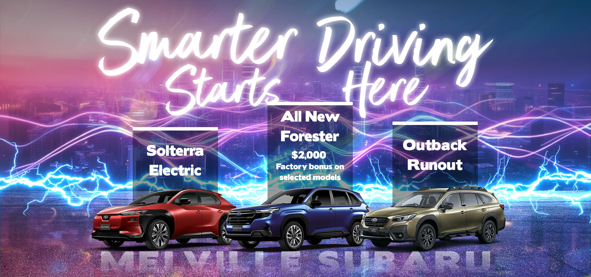 Drive Away Today in a Brand New Subaru