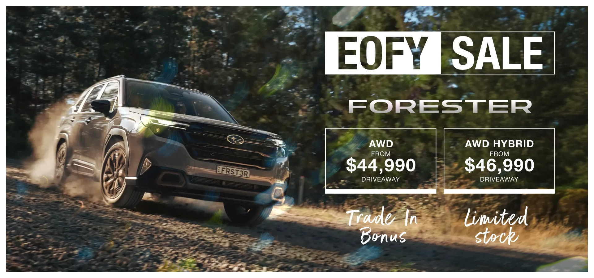 Drive Away Today in a Brand New Subaru