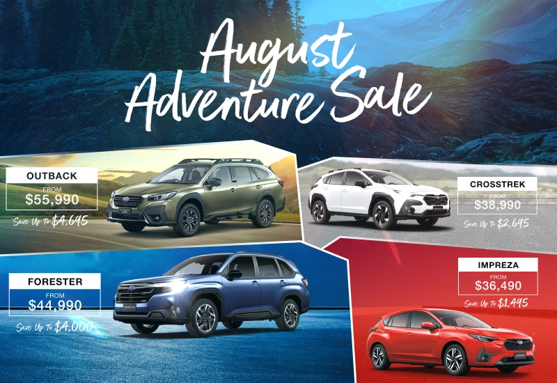 Drive Away Today in a Brand New Subaru